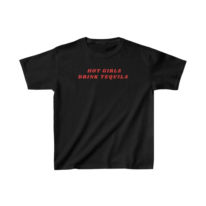 Hot Girls Drink Tequila Baby Tee – Women’s Crop Top | physical by Acid House™ (formerly Zyra Drip)