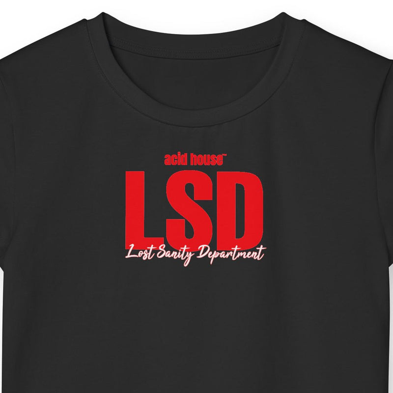 LSD Lost Sanity Department Crop Top – Acid House Baby Tee | physical by Acid House™ (formerly Zyra Drip)