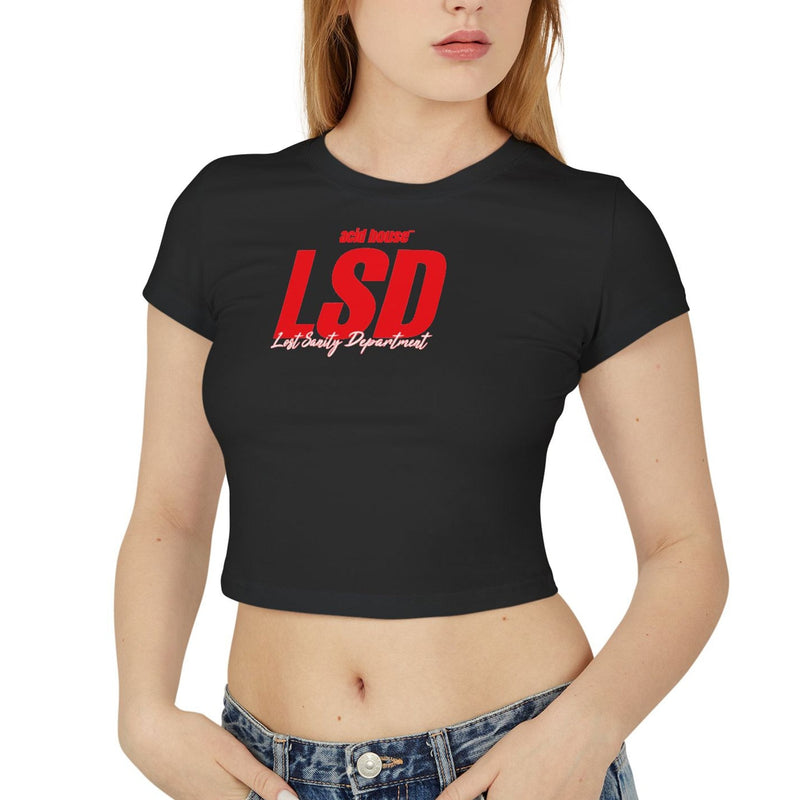 LSD Lost Sanity Department Crop Top – Acid House Baby Tee | physical by Acid House™ (formerly Zyra Drip)