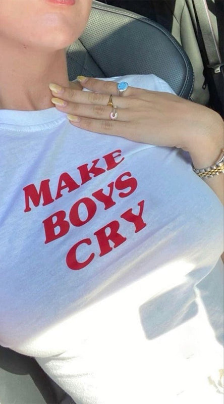 Make Boys Cry Baby Tee | Crop Top | physical by Acid House™ (formerly Zyra Drip)