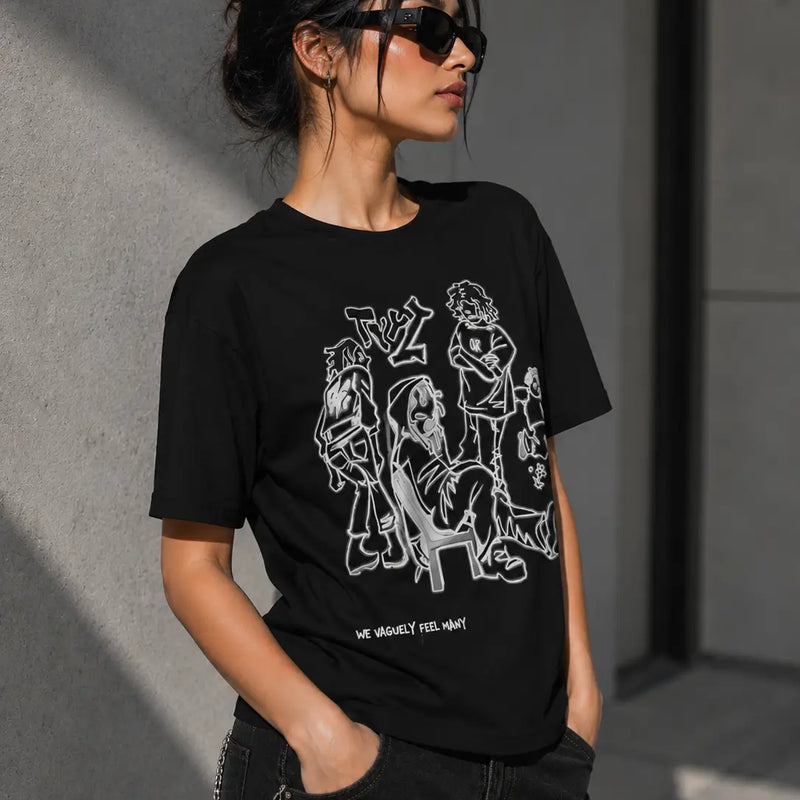 Y2K Graphic Regular Fit T-Shirt for Men & Women | Premium Cotton Streetwear Tee