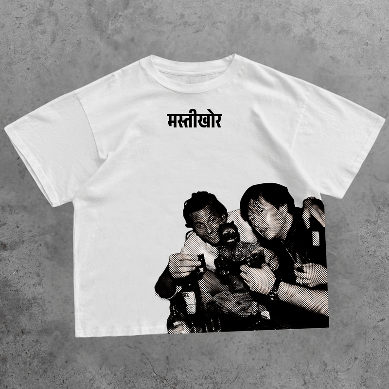 Mastikhor Oversized T-Shirt | Premium Streetwear Graphic Tee | physical by Acid House™ (formerly Zyra Drip)