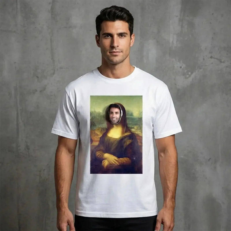 Mona Lisa ft Raju Oversized T-Shirt | Art Graphic Streetwear Tee | physical by Acid House™ (formerly Zyra Drip)