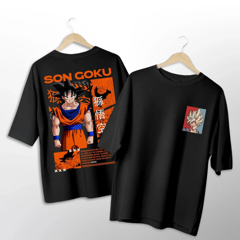 Oversized Son Goku T-Shirt – Dragon Ball Z Super Anime Tee for Men & Women | physical by Acid House™ (formerly Zyra Drip)