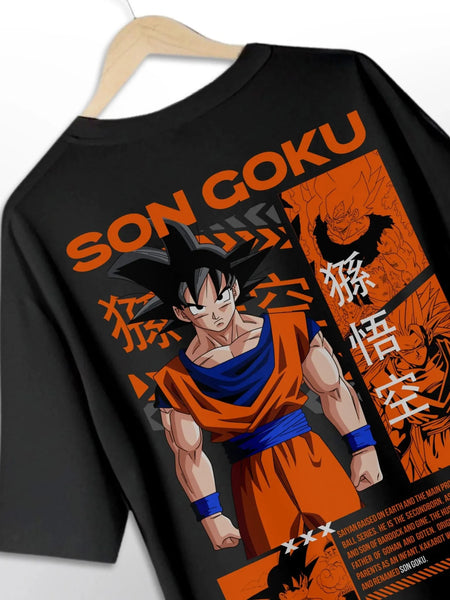 Oversized Son Goku T-Shirt – Dragon Ball Z Super Anime Tee for Men & Women | physical by Acid House™ (formerly Zyra Drip)