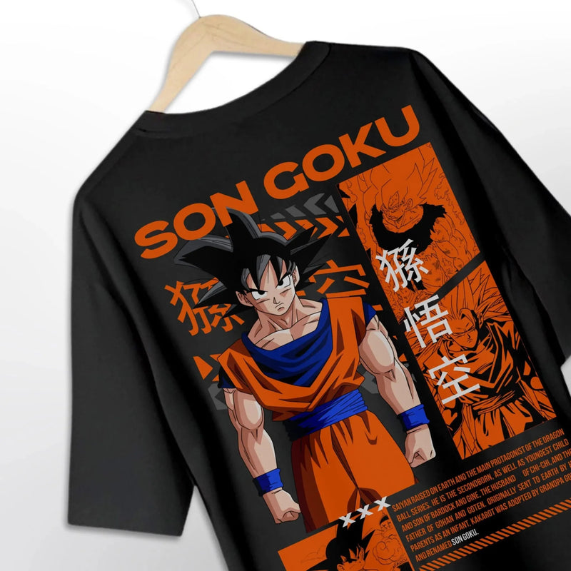 Oversized Son Goku T-Shirt – Dragon Ball Z Super Anime Tee for Men & Women | physical by Acid House™ (formerly Zyra Drip)