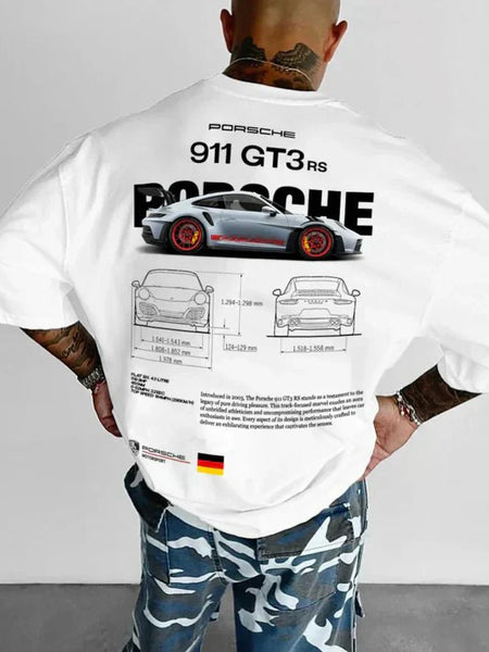 Porsche 911 GT3 RS Car Graphic T-Shirt for Gen Z | physical by Acid House™ (formerly Zyra Drip)