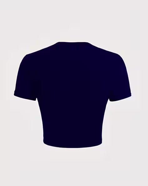 Starry Night Baby Tee for Women – Black Cropped Top | physical by Acid House™ (formerly Zyra Drip)
