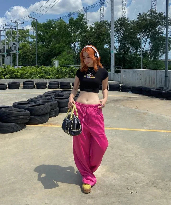 Still That Bitch Baby Tee in Black – Crop Top for Baddies, BFFs & Main Characters | physical by Acid House™ (formerly Zyra Drip)
