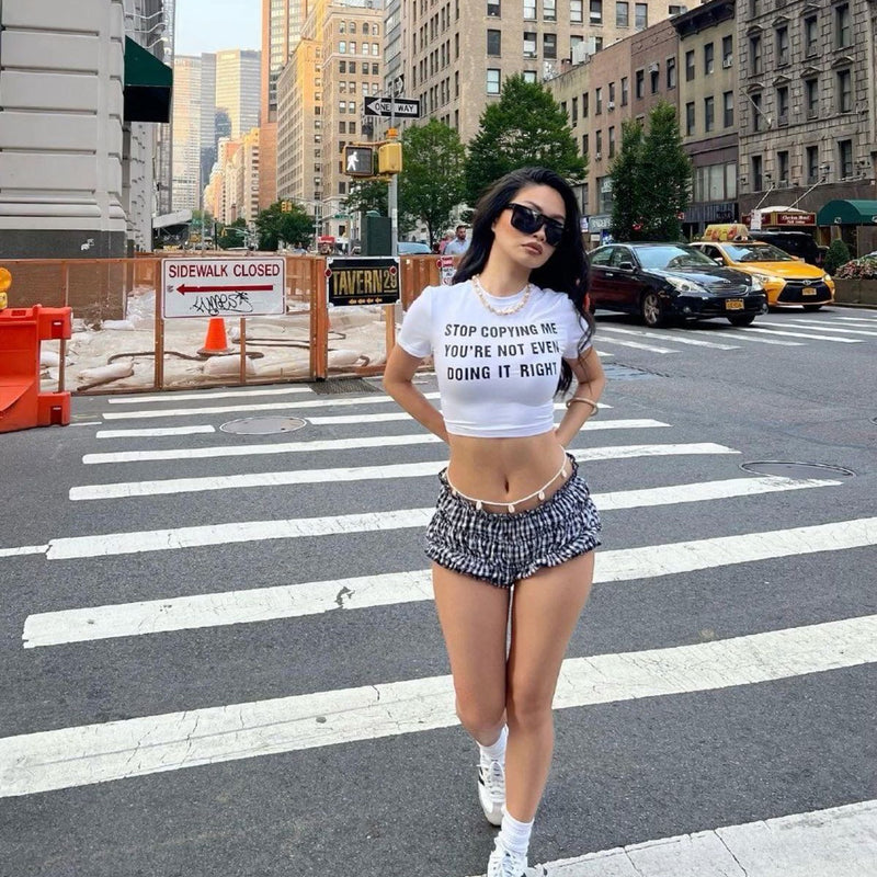Stop Copying Me Baby Tee – For the Girls Who Get Imitated, Not Replaced | physical by Acid House™ (formerly Zyra Drip)