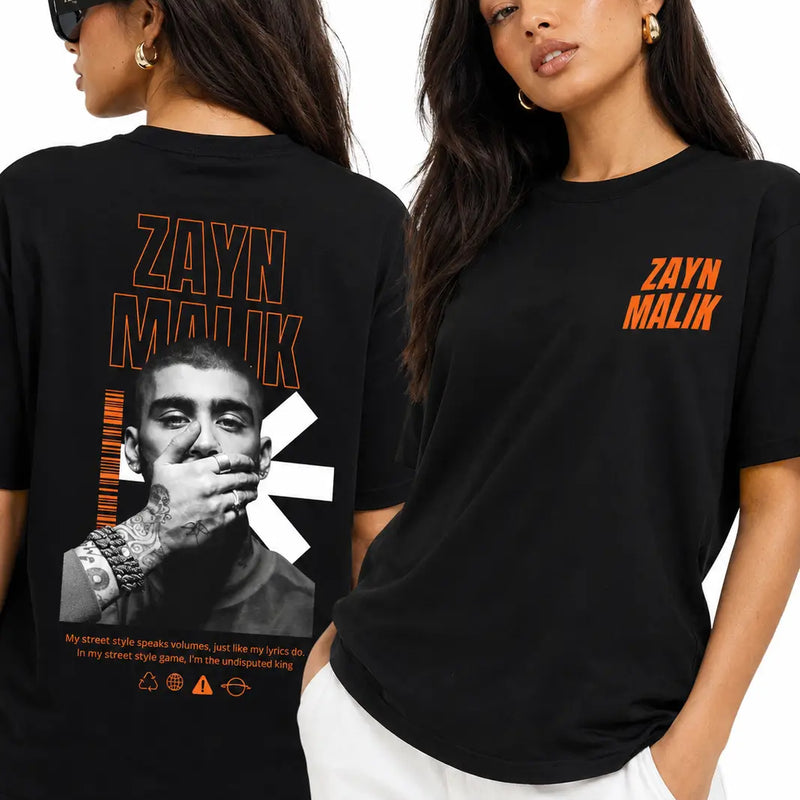 Zayn Malik T-Shirt – Black Streetwear Staple